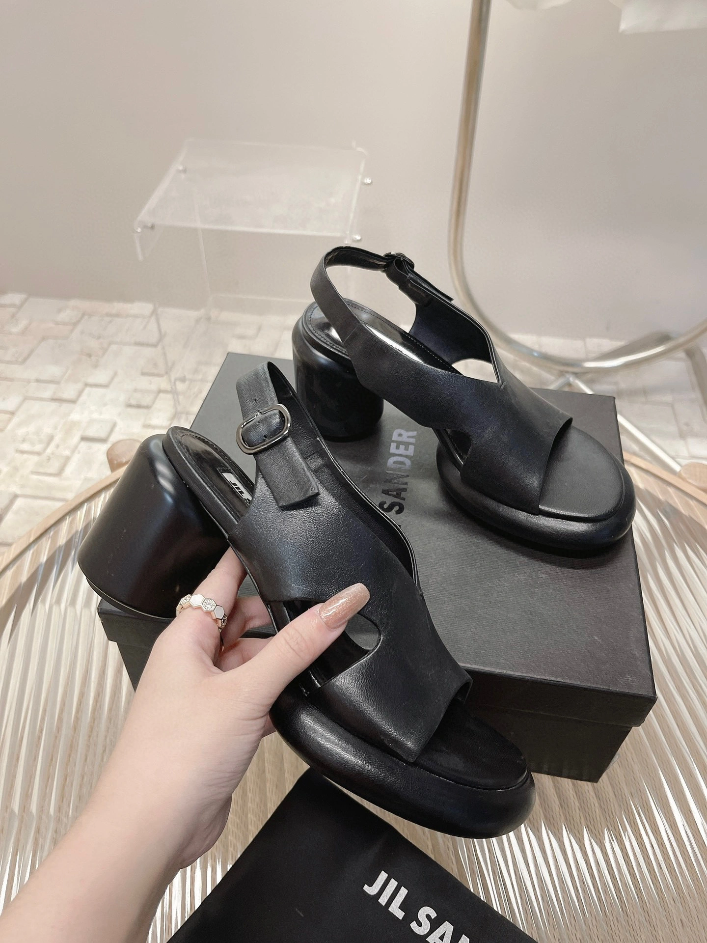 coco--Heel height8cm. 2.5cm 3colour item : B-X034B1361L-3